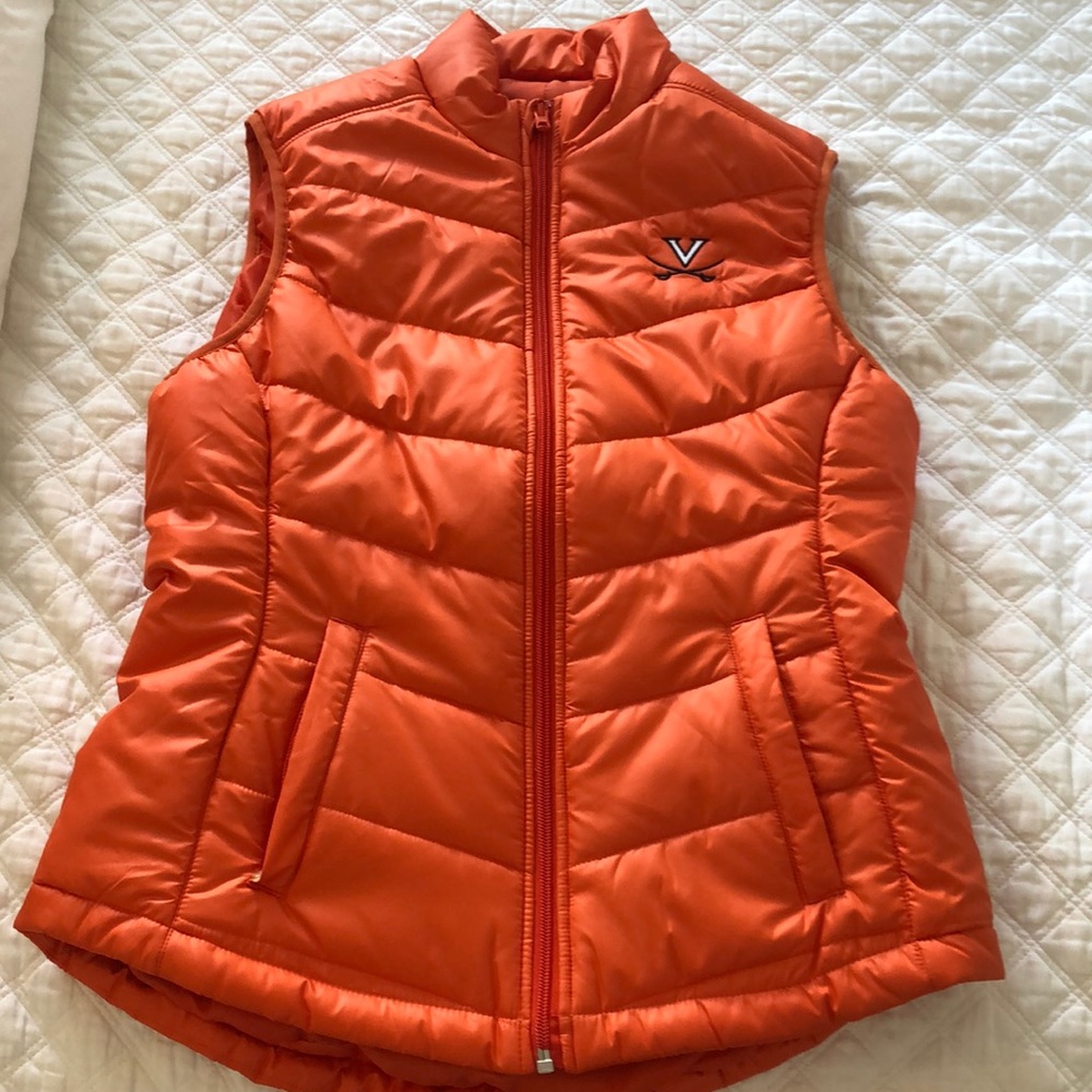 University of Virginia Orange down vest